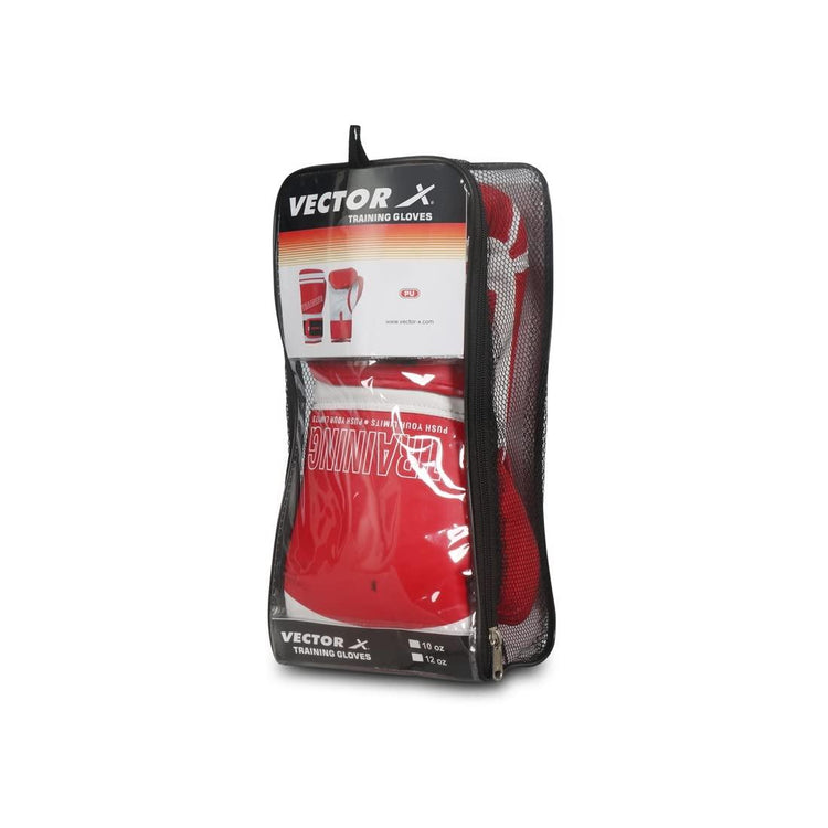 Vector X Training Boxing Gloves Material 1 Pair of Glove ( Red)