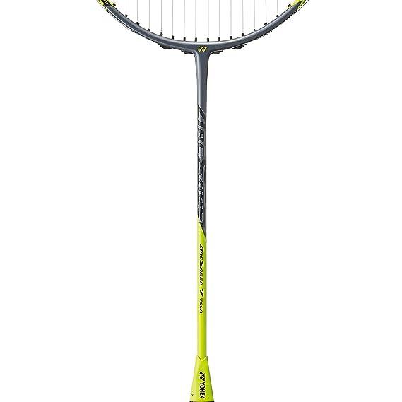 ラケット YONEX ARCSABER 7 Tour 4UG5 Yonex Arcsaber 7 Tour (4U5) Strung Badminton Racquet - Grey/Yellow
