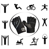 COUGAR Monster Foam Padded Leather Gym Gloves, Suitable for Weight Lifting, Cycling, Exercise, Fitness, Gym Training and General Workouts for Men/Women 