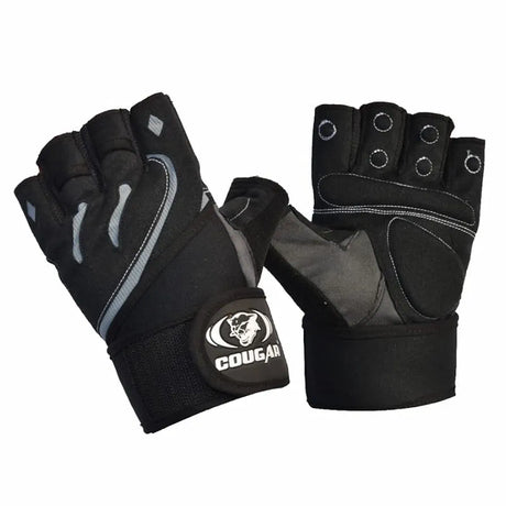 COUGAR Monster Foam Padded Leather Gym Gloves, Suitable for Weight Lifting, Cycling, Exercise, Fitness, Gym Training and General Workouts for Men/Women 