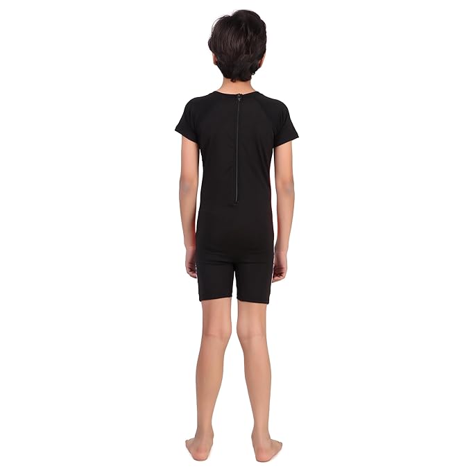 VIVA SWIMMING Half Sleeves Swimwear Suit Costume for Kids For Practicing Swimming, Diving, Cycling, Aerobics