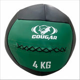 COUGAR Max Medicine Crossfit Fitness Wall Ball | Foam Filled Heavy Duty 4kg | Non Tearing Fabric for Unisex Strength Training | Non Slip Textured for Home Gym Fitness Workout