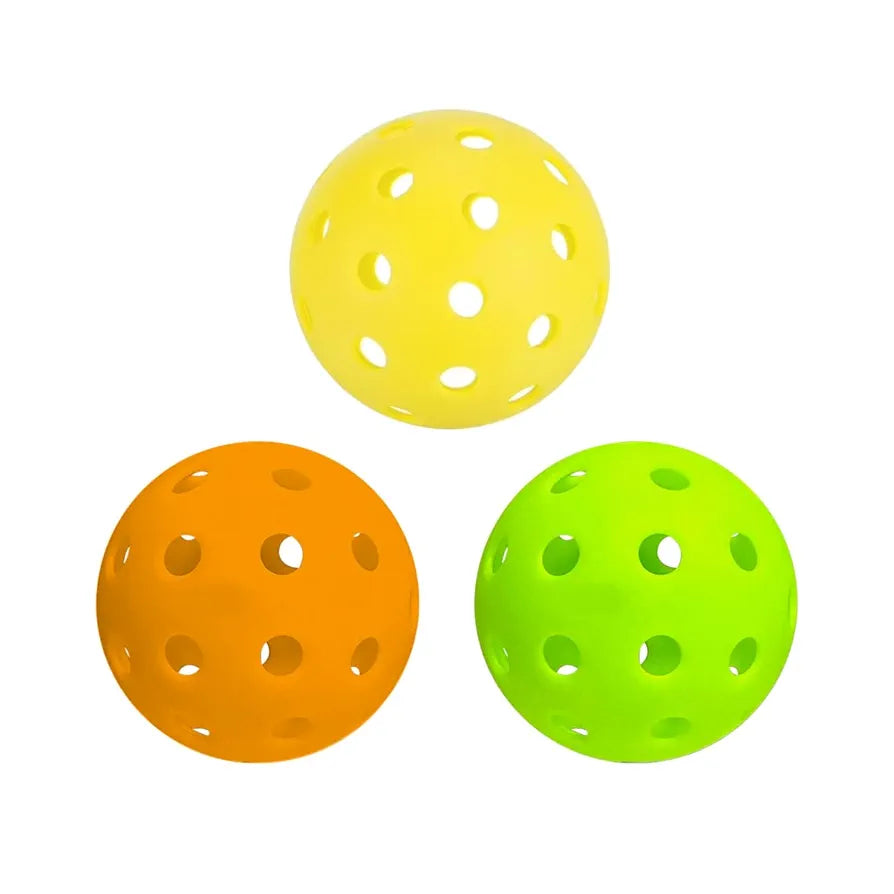 COUGAR Outdoor Pickleball Balls – Pack of 3 | 40-Hole High Bounce Performance Balls for Beginners & Recreational Play | Durable & Balanced for Smooth Gameplay