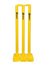 Rmax Plastic Cricket Stumps Set (3 Stumps + 2 Bails + 1 Stand) | Kibi Sports