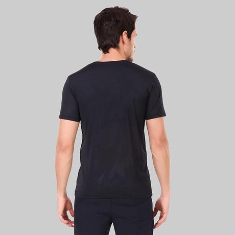 Vector X OMT-168 Mens Wear Polyester Solid Round Neck Half Sleeves T-shirt For Court Games, Cricket, Golf, Running, Training, Athletic Sports Moisture Wicking Tshirt