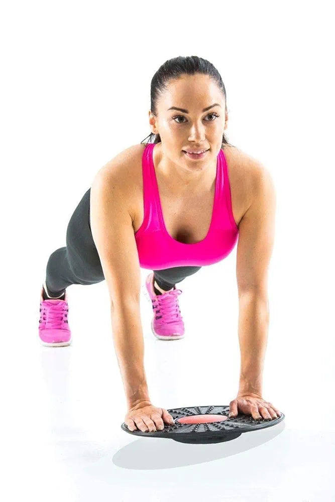 Cougar Fitness Balance Board Wobble Fitness Fit Exercise Tilt Stability Balancing Rocker Board Trainer Abs Legs Core Workout Non-Slip Safety Surface