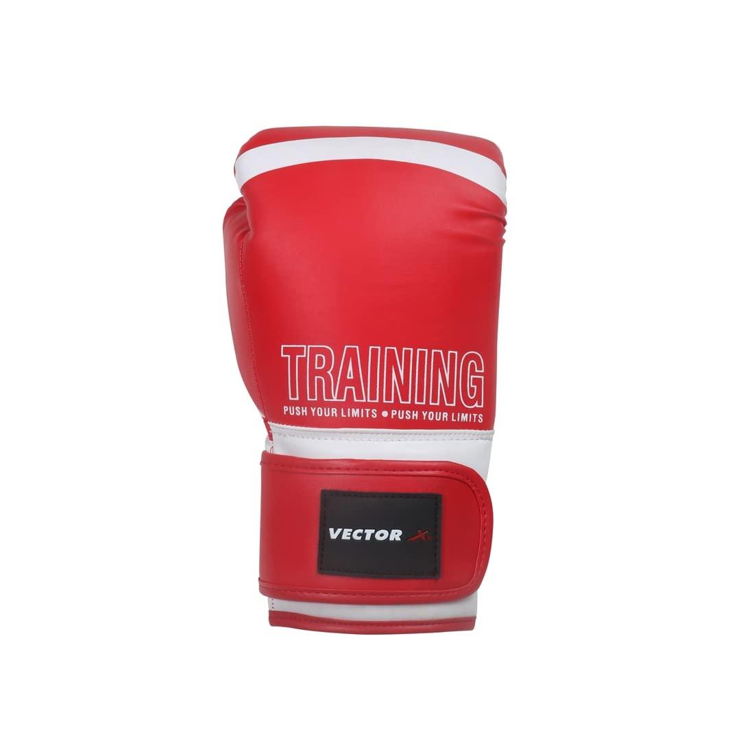 Vector X Training Boxing Gloves Material 1 Pair of Glove ( Red)
