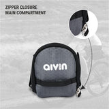 Aivin Saddle Bag Bicycle Under Seat Bag, Travel Bag, Cycle Accessories for Tools, Mobile Phones Bicycle Storage Bag, Carrier for All Bikes (Black/Grey)