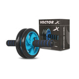 Vector X VX-902 Double Exerciser Wheel Training Abdominal Muscle Workout from Home Gym (Unisex)