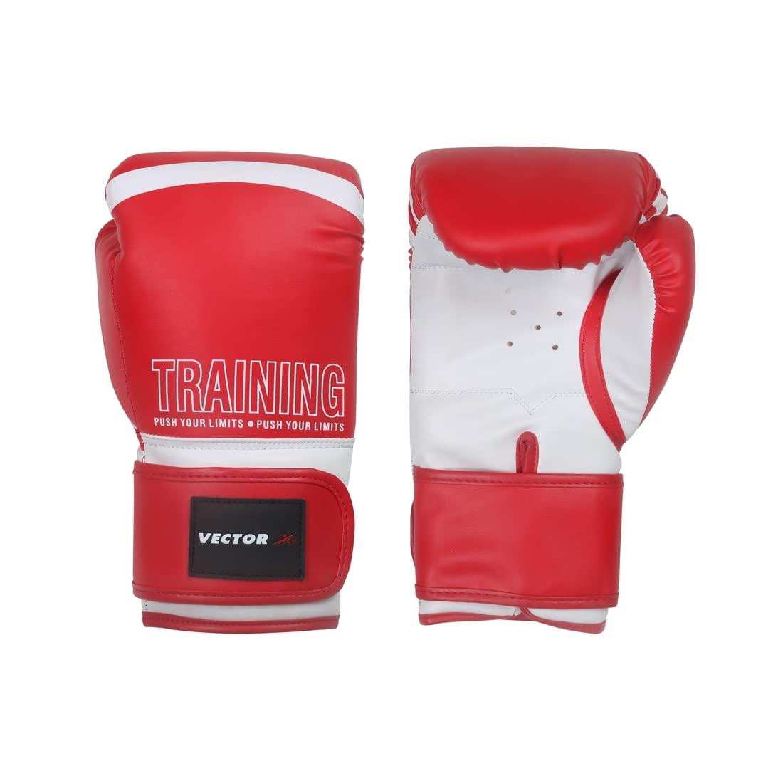 Vector X Training Boxing Gloves Material 1 Pair of Glove ( Red)