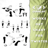 Cougar Tummy Twister Useful for Figure Tone-up Weight Reduction with Acupressure Design Ab Exerciser