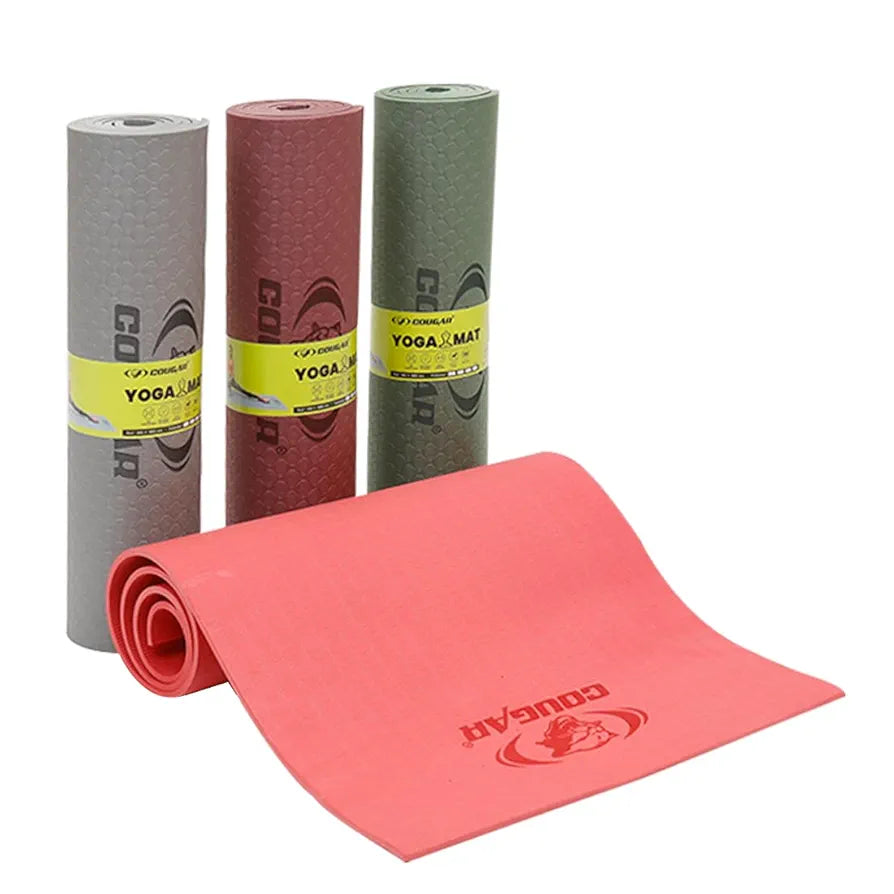COUGAR Nirvana Yoga Mats For Men Women Exercise mat for home workout gym mat Anti Slip Yoga mat Kids- 8 mm