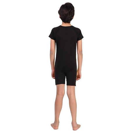 VIVA SWIMMING Half Sleeves Swimwear Suit Costume for Kids For Practicing Swimming, Diving, Cycling, Aerobics