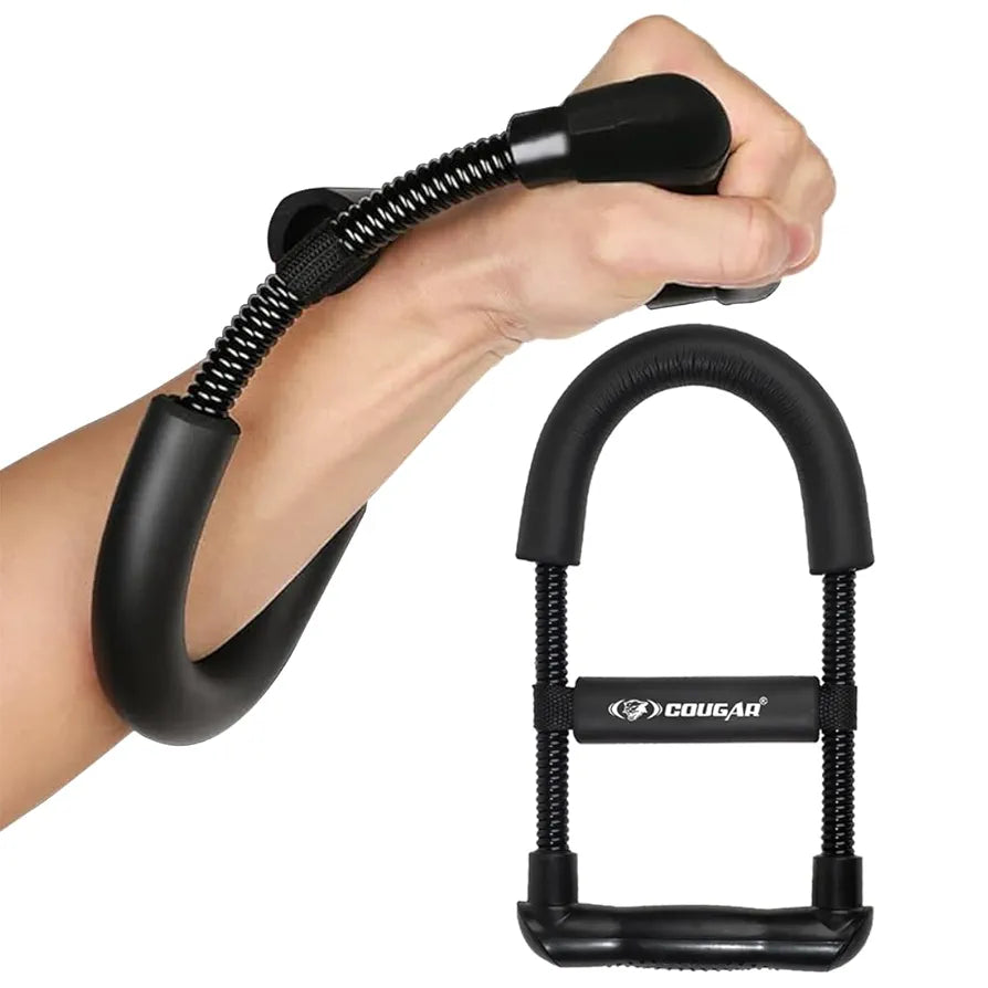 COUGAR Wrist Exerciser || Forearm Strengthener Wrist Exercise Equipment Grip Strengthener Fitness Equipment Home Gym Equipment For Men & Women Gym Equipment Grip Workout Forearm Wrist Grip, Black