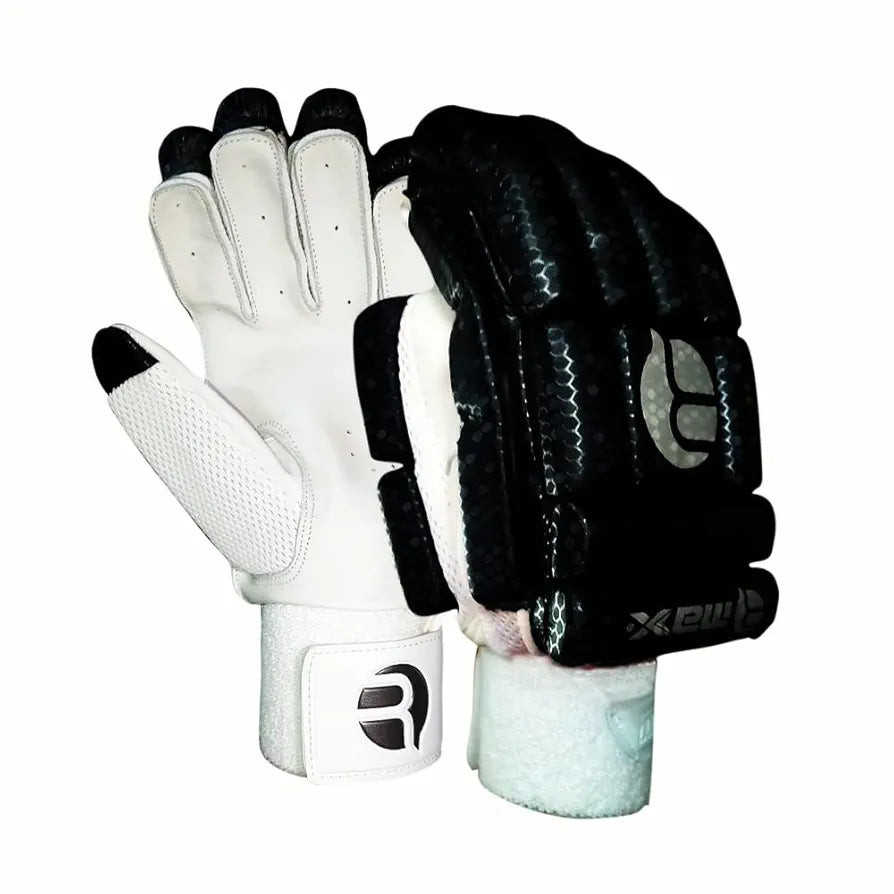 RMAX Unisex Leather & PU Cricket Batting Gloves  