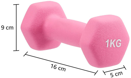 KAKSS Neoprene Dumbbell, Set of 2pcs (Proudly Made In India) | Kakss Exporters (Kakss Fitness)