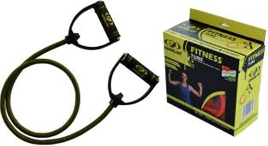 COUGAR AT-111MTOP Foam, Natural Rubber Toning Tube for Exercise, Resistance Band Set with Handles, Single Toning Resistance Tube Heavy Quality, All Purpose Fitness Tube 