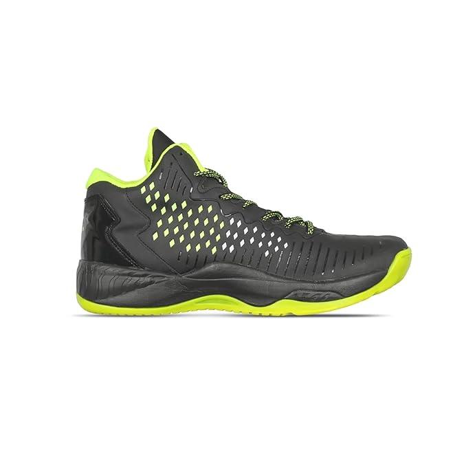 VECTOR X Bb-22 Basketball Shoes For Men (Black, Green)
