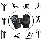 COUGAR Titan Foam Padded Leather Gym Gloves, Suitable for Weight Lifting, Cycling, Exercise, Fitness, Gym Training and General Workouts for Men/Women 