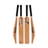 COUGAR Platinum‑750 Plastic Cricket Bat | 33.5" Standard Size | 500 g Weight, Durable PVC Blade | Rubber Grip, Plastic Handle, Brown | Ages 13+ Teens & Adults | Practice & Training