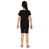 VIVA SWIMMING Half Sleeves Swimwear Suit Costume for Kids For Practicing Swimming, Diving, Cycling, Aerobics