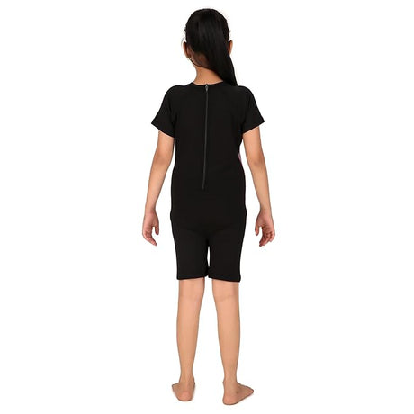 VIVA SWIMMING Half Sleeves Swimwear Suit Costume for Kids For Practicing Swimming, Diving, Cycling, Aerobics
