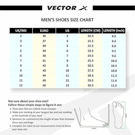 Vector X Spectre 2.0 Football Shoe/Studs, Double Colored TPU Sole, Padded Footbed, Premoulded Heel Shoe for Men