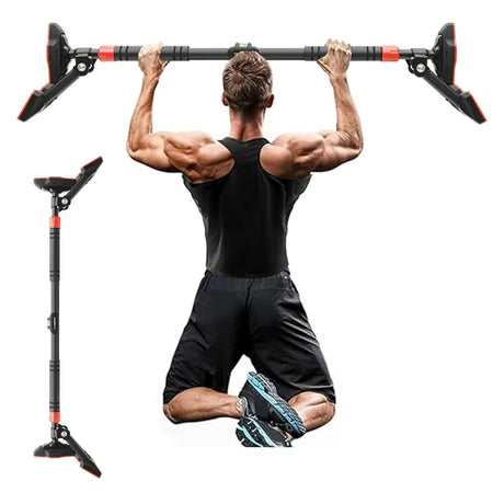 COUGAR THREE WAY SUPPORT Pull Up Bars Hanging leg raises pull up support with water level For Home Workout -Chin Up Bar Gym Accessories Without Screw Anti-skid Grip Strength Training Exercise Bar
