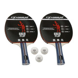 COUGAR Table Tennis Racquet Pair-FLIP |3 Ball | Kibi Sports