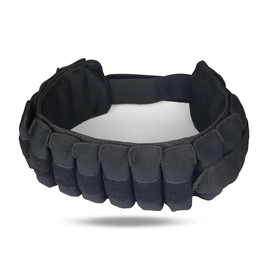 COUGAR 4.5 kg Adjustable Weighted Belt for Strength Training – One Size Fits All | Neoprene Padded Gym Belt for Dips Pull-Ups Squats Bodyweight Workouts | Add or Remove Weight Without Removing Belt