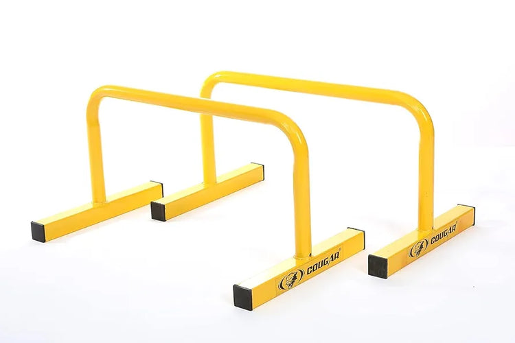 Cougar Dip Stand Station, Heavy Duty Upper Body Equipment for Home Gym for Tricep, Pull-Ups, L-Sits Parallette Push Up Stand Yoga Crossfit & Bodyweight Workout Training