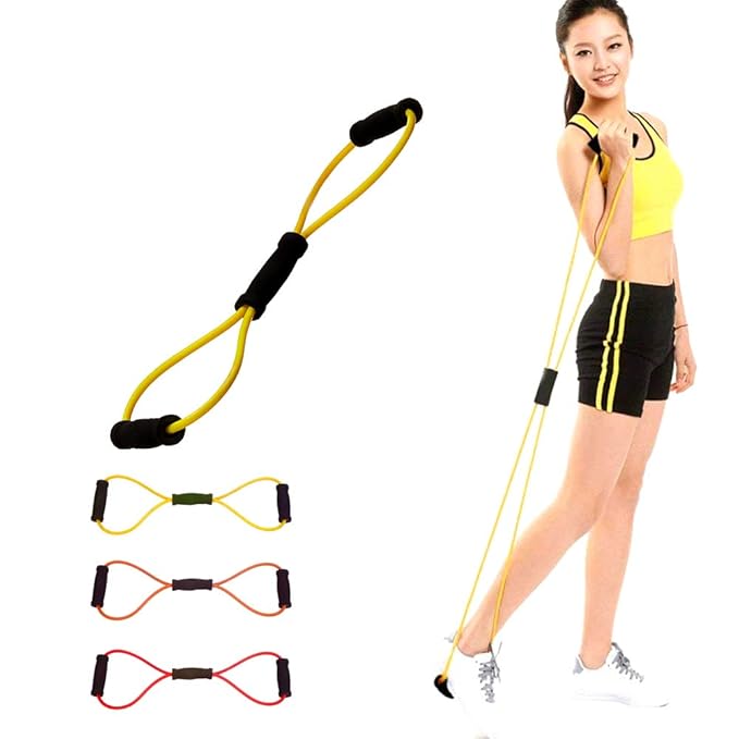 Cougar Latex Chest Expander Yoga Figure 8 Toner | Kibi Sports