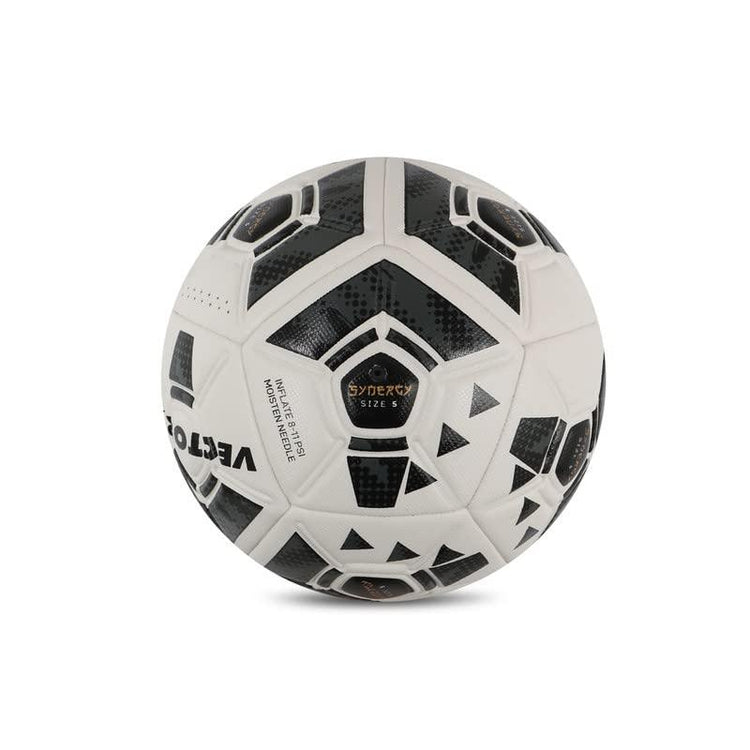 VECTOR X Synergy Thermo Fusion Embossed PU Football - Size: 5 (Pack of 1)
