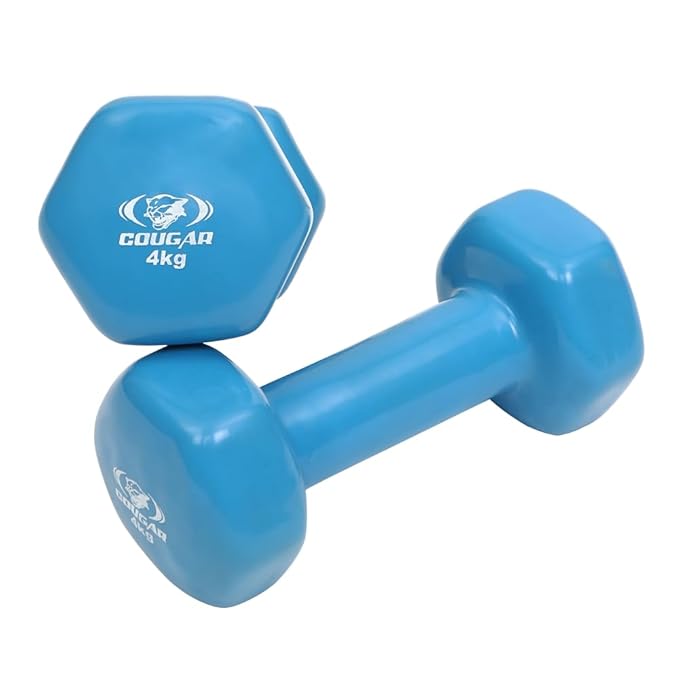 COUGAR Vinyl Hexa dumbbells | Kibi Sports