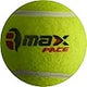 Rmax Black Hybrid Plastic Bat Combo with 6 Pace Heavy Tennis ball 3 Red & 3 Green | Kibi Sports