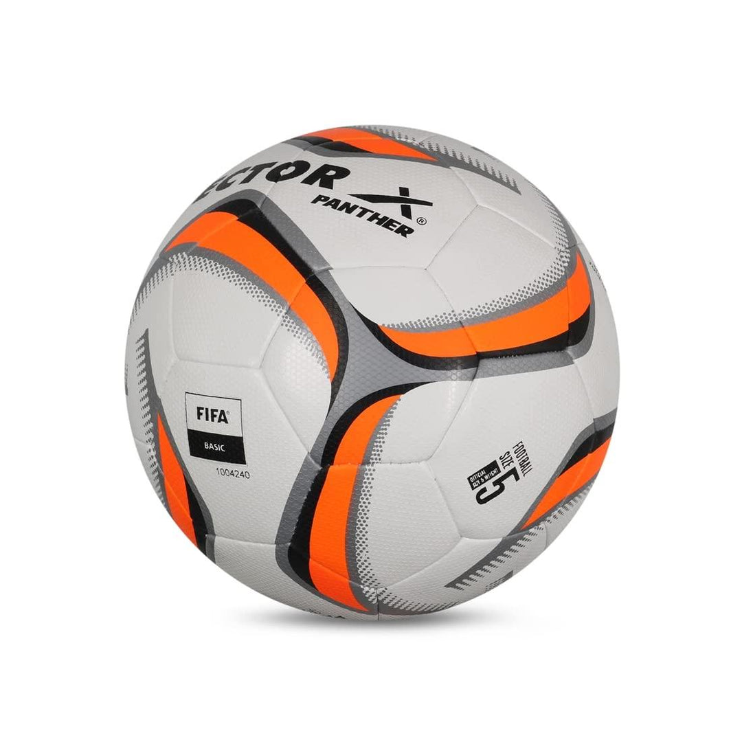 VECTOR X PANTHER Rubberized thermo Fusion FIFA BASIC CERTIFIED Football - Size: 5 (Pack of 1)