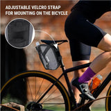 Aivin Saddle Bag with Pouch for carring Water Bottle Bicycle Under Seat Bag, Travel Bag, Cycle Accessories for Tools, Mobile Phones Bicycle Storage Bag, Carrier for All Bikes (Black/Grey)