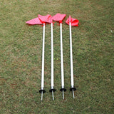 Nivia Corner Flag (Set Of 4 Flags)