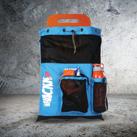 Aqua Blue Unisex Swimming Bag |Water Sports |Dry Bags |Wet Pocket |Accessories |Beach Bag |Storage Swim Gym Gears |Drawstring Backpack |Netball Backpack | Pocket for Cap and Goggles