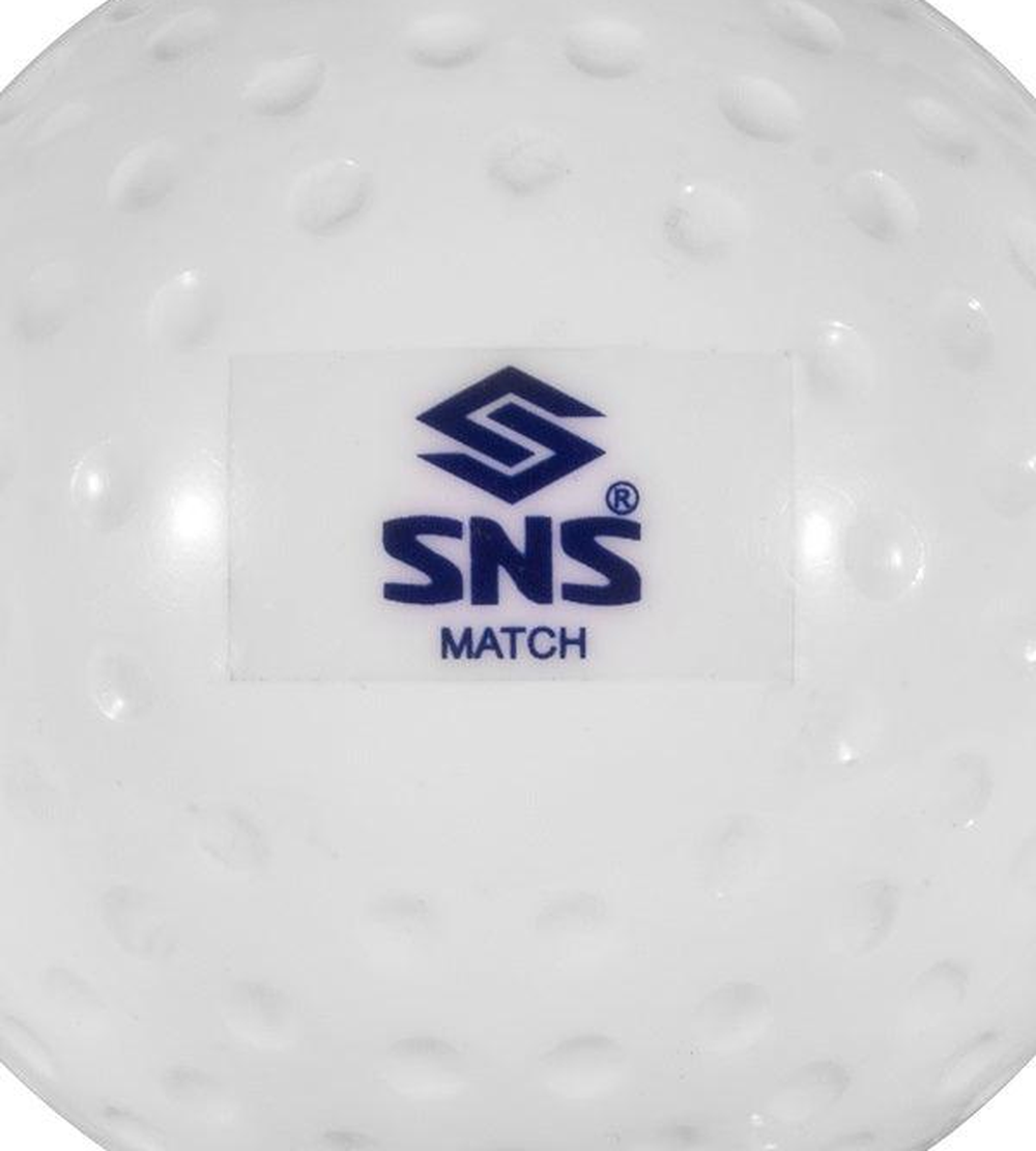 SNS Match Dimple Hockey Ball | KIBI Sports - crop-closeup