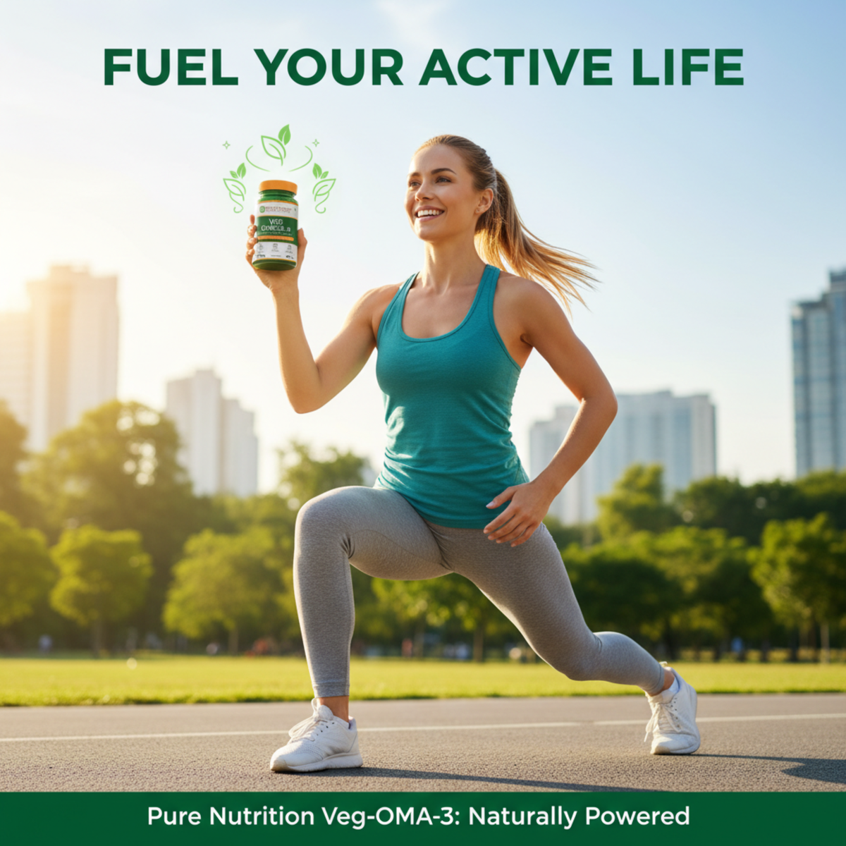 Vegan Omega-3 1600mg from Algae EPA & DHA | Heart & Brain Health