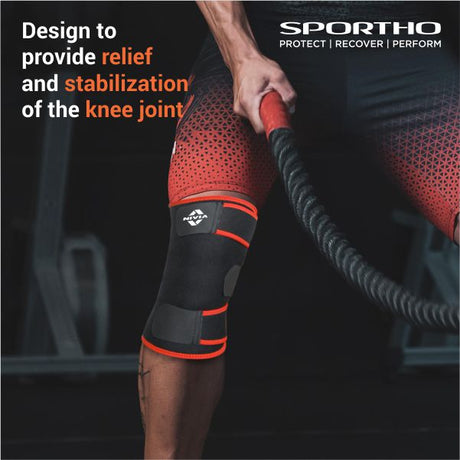 Nivia Adjustable Knee Support with Velcro