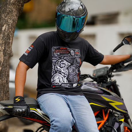 OM3GA Superider - T-Shirt - Black | 100kmph