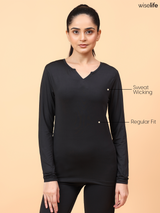 Active Full Sleeves T-shirt (Black)
