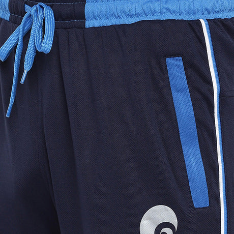 Royal Track Pant 07 Navy with Blue Piping | Omtex