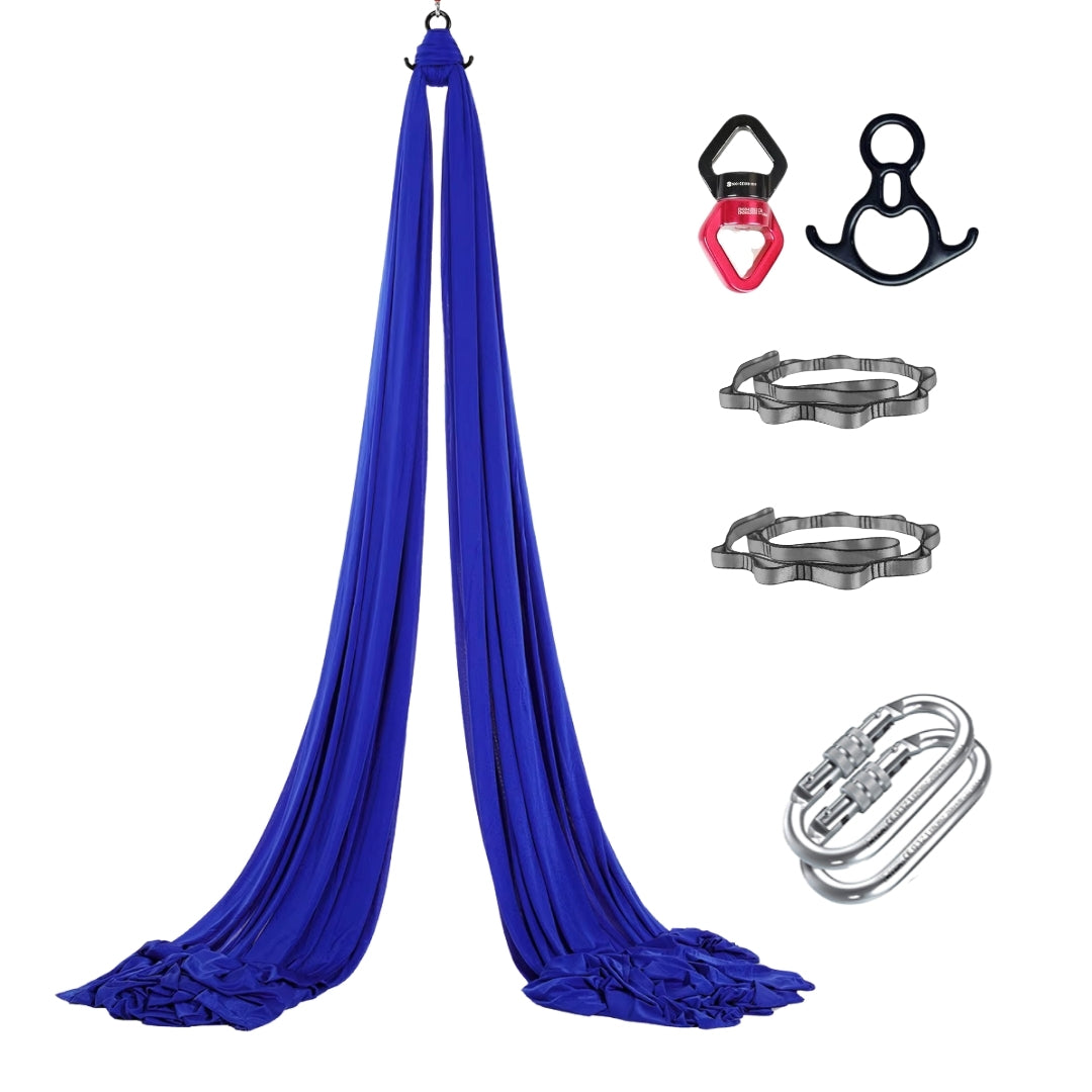 Premium 12 mtr Aerial Yoga hammock – Royal Blue