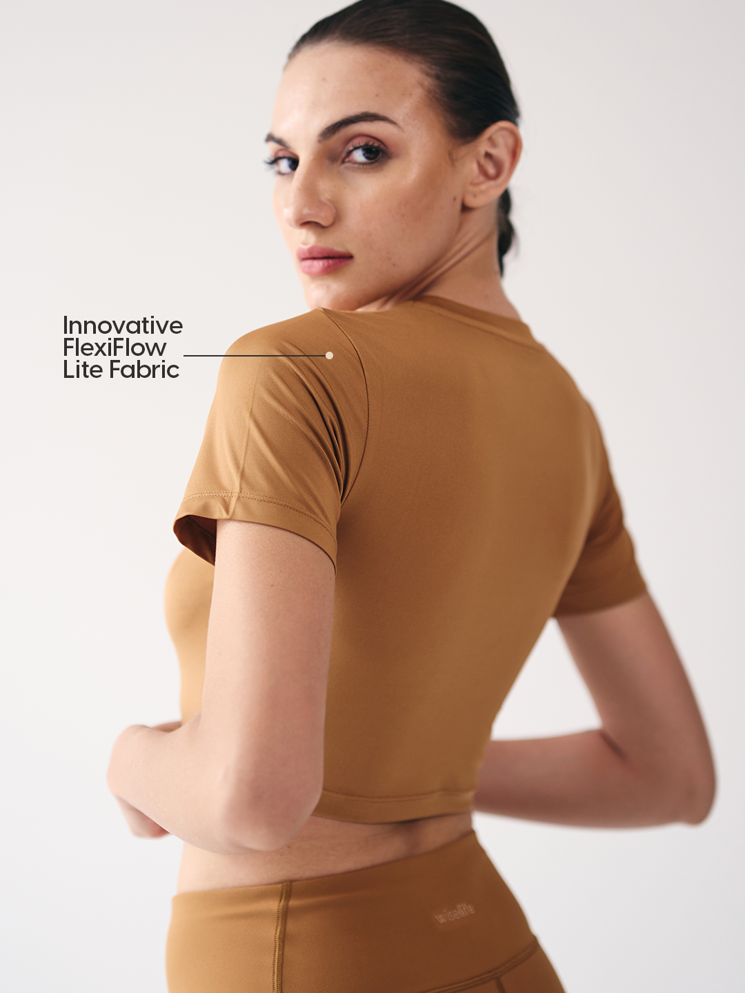 Active Crop Top (Brown)
