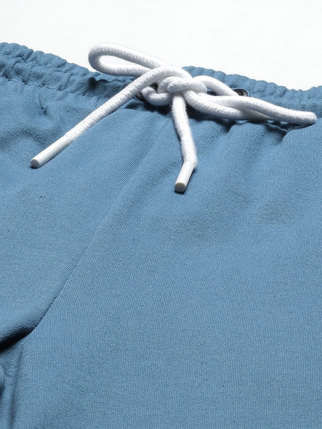 Alcis Women Blue & White Striped Relaxed Fit Joggers | Alcis