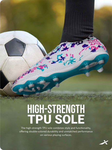 Vector X legacy 3D Texture Imported TPU Fusing Upper with Electroplating Sole Football Shoes