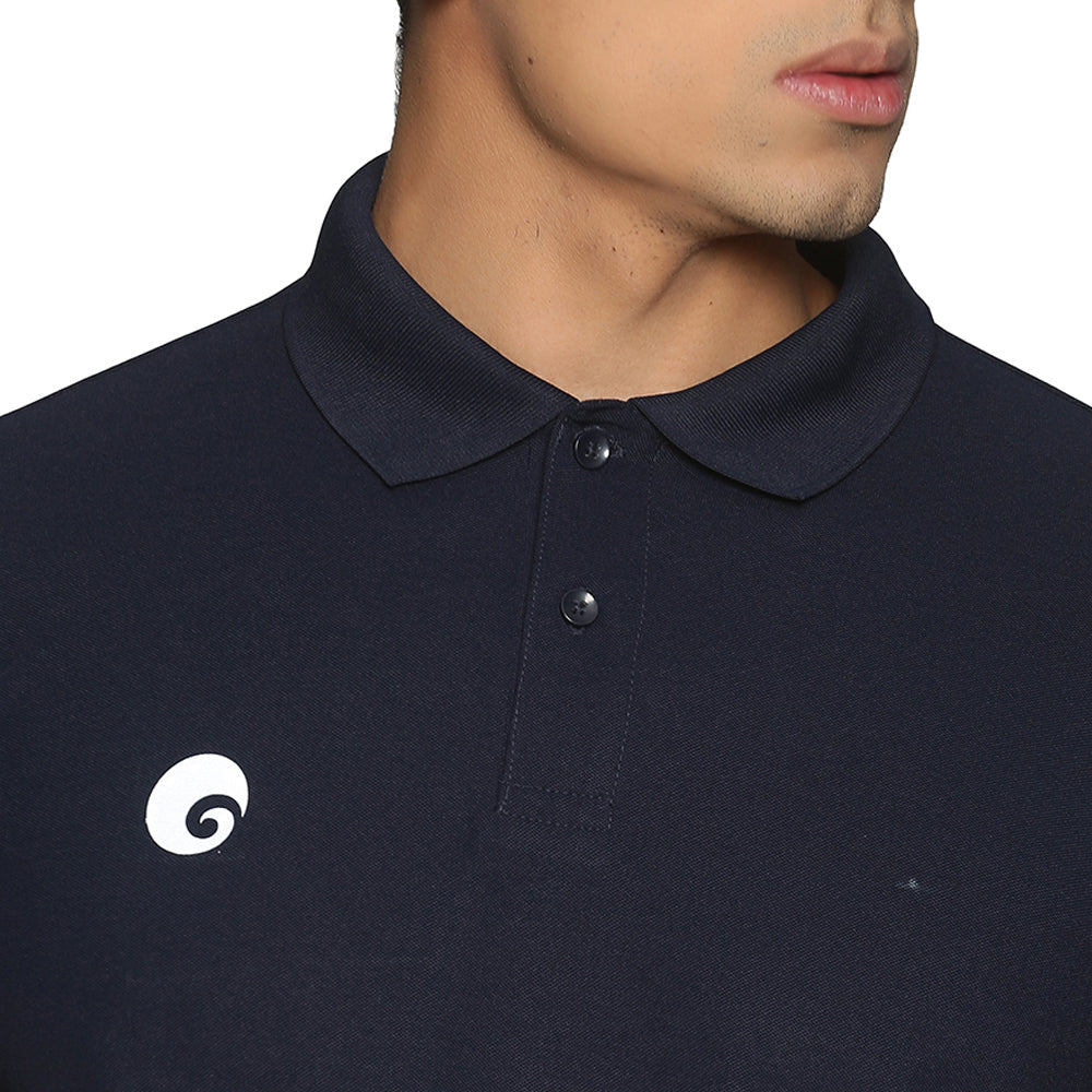 Kings Polo T-shirt Navy Blue